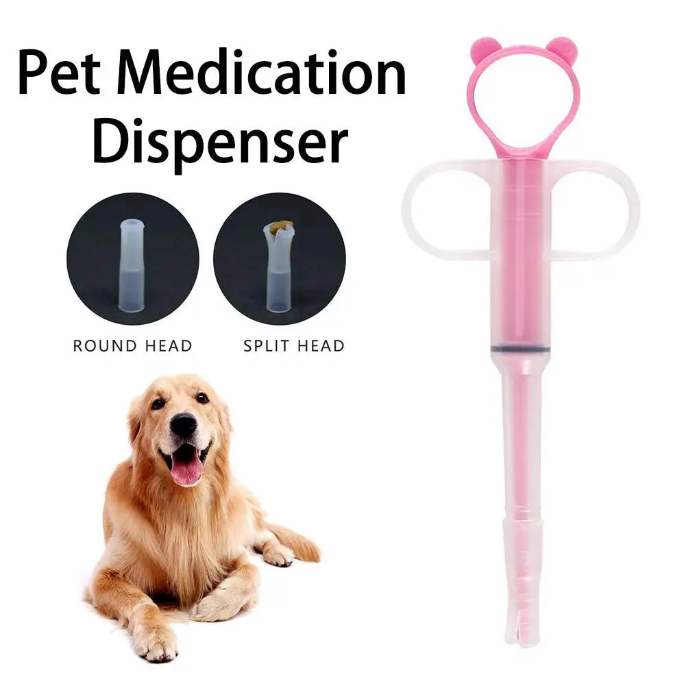 Pet Medication Dispenser Oral Syringe for Cats & Dogs