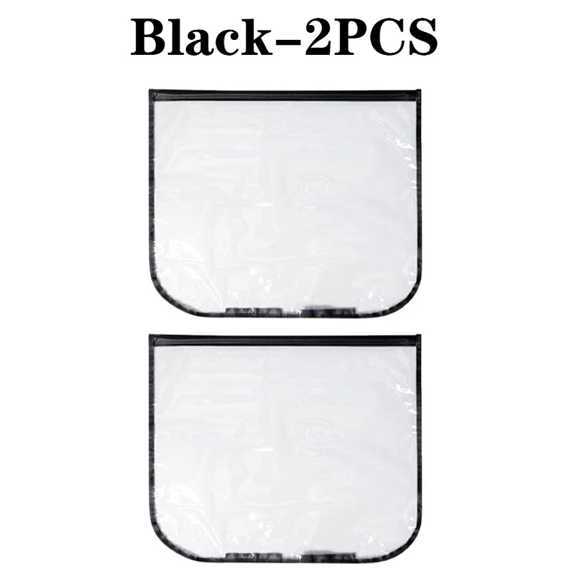 Magnetic Charging Port Cover Waterproof Dustproof for Electric Vehicle Charger Gun Outdoor Rain Protection Universal Accessory Oasis Select Black-2PCS