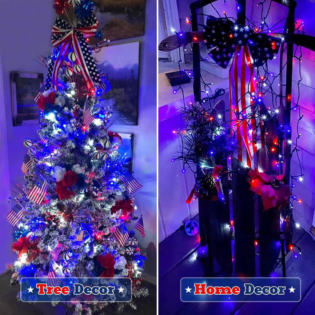 Outdoor Solar Light String Christmas Day Courtyard Decoration Starry Sky Independence Day Halloween Lights Oasis Select