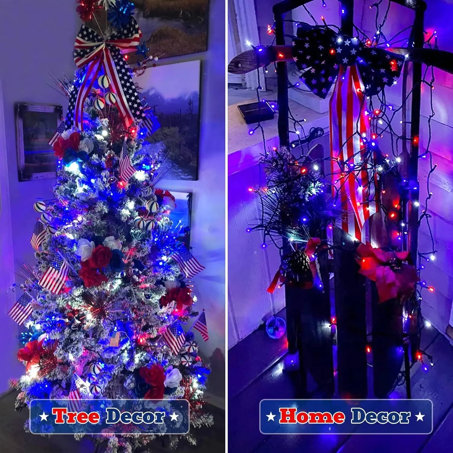 Outdoor Solar Light String Christmas Day Courtyard Decoration Starry Sky Independence Day Halloween Lights Oasis Select