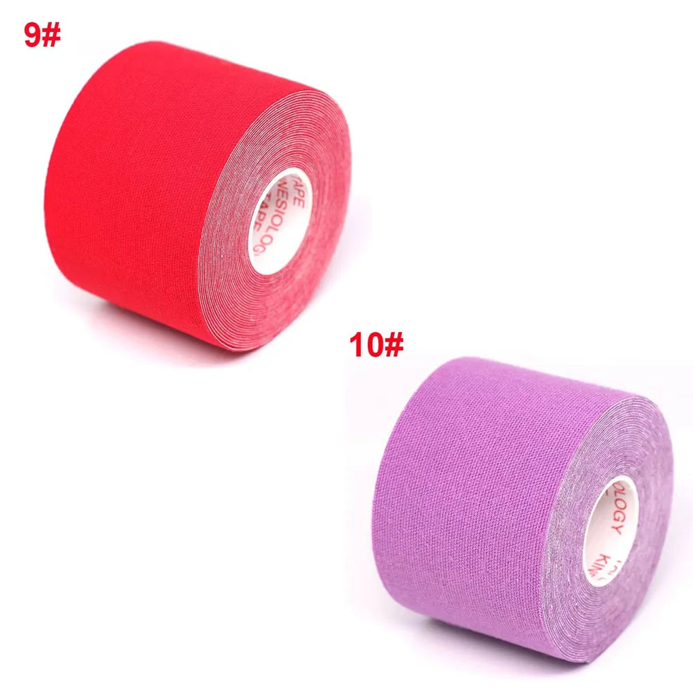 1/2/4Pcs Sports Waterproof Kinesiology Tape Stickers Athletic Bandage Muscle Recovery Protector Strapping Pain Relief Tennis Gym Oasis Select mix 2pcs 1 3.8CMX5M