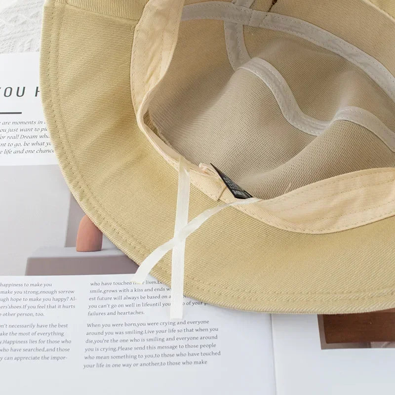 1-4PCS Cute Capybara Apple Bucket Hat for Women Cartoon Fisherman Hat Sun Protection Casual Summer Beach Outdoor Oasis Select