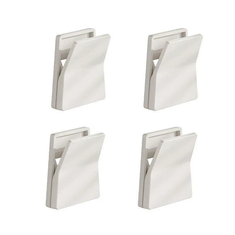 Kitchen Rubber Glove Holder Dishwashing Gloves Hook Rag Towel Clip Organizer Household Cleaning Hanger Rack Accessories Oasis Select 4pcs white