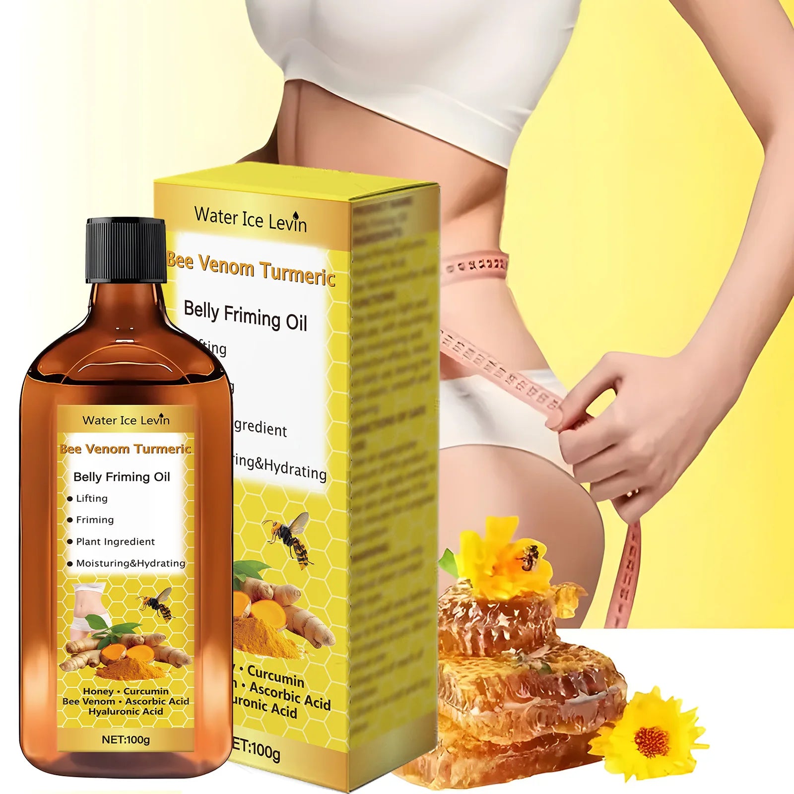 Ginger Essential Massage Oil – Camellia & Almond, 100g Massage Body Oil Oasis Select