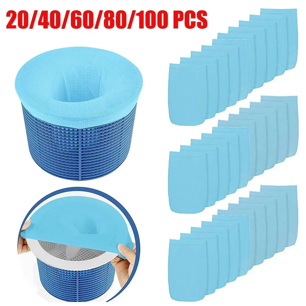 Pool Skimmer Socks – Nylon Mesh Filter Basket Covers (5-100 Pack) Pool Skimmer Socks Oasis Select
