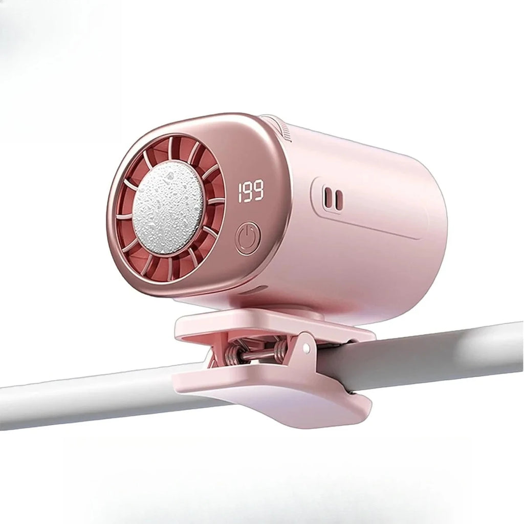 USB Clip-On Portable Neck & Waist Hanging Cooling Fan