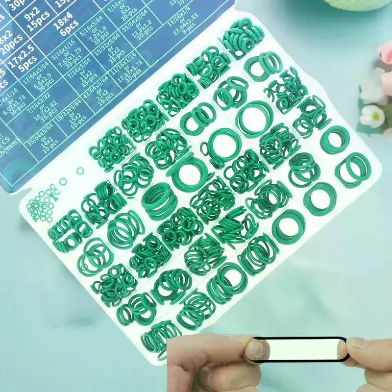 595/1020 Nitrile Rubber O-Ring Assortment; Ideal for Car Air Conditioning & Plumbing Fixtures Repair Oasis Select
