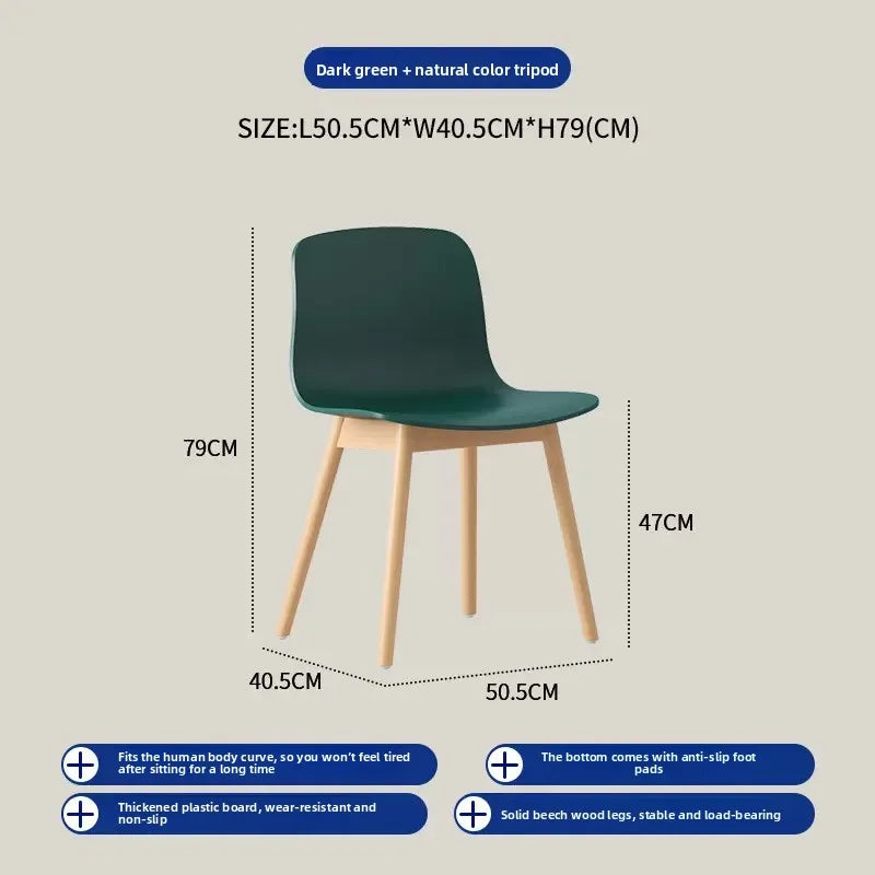 Nordic Dining Chair Household Simple Small Apartment Ins Creative