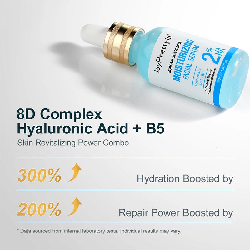 JoyPrettyin Hyaluronic Acid Face Serum – Hydration & Ceramide Hydrating Face Serum Oasis Select