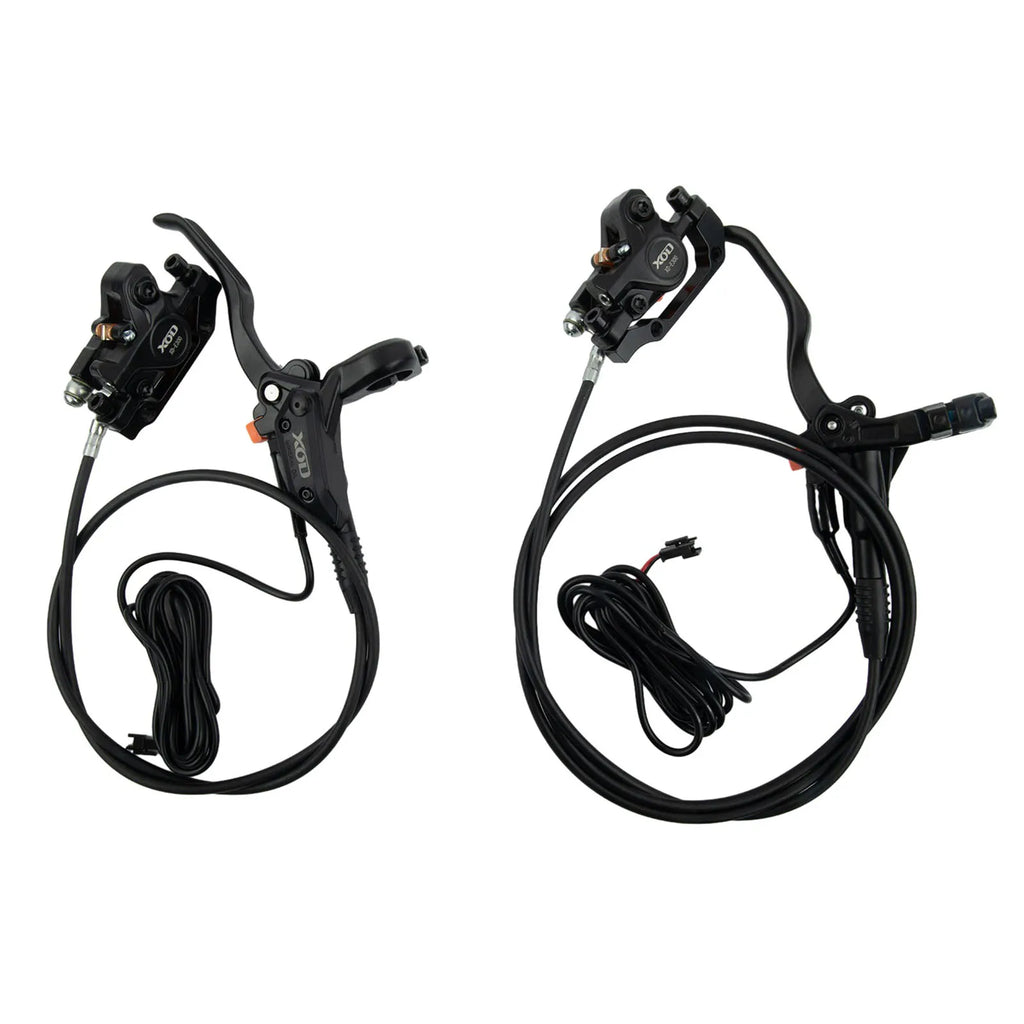 2 Options of Braking Direction with the E Bike MTB Bikes Hydraulic Disc Brake Set and Electric Power Control Shifter Oasis Select front rear
