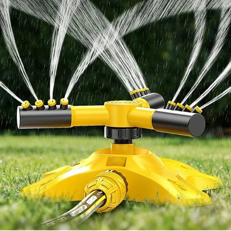 360 Degree Rotating Garden Lawn Sprinkler Automatic Large Area Watering Irrigation Sprayer for Yard Outdoor Plant Care Oasis Select