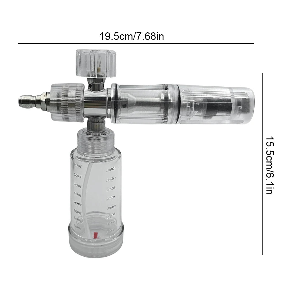 100ml Foam Spray Bottle 4500PSI Pressure Washer Gun Car Wash Pressure Washer Foam Sprayer Oasis Select