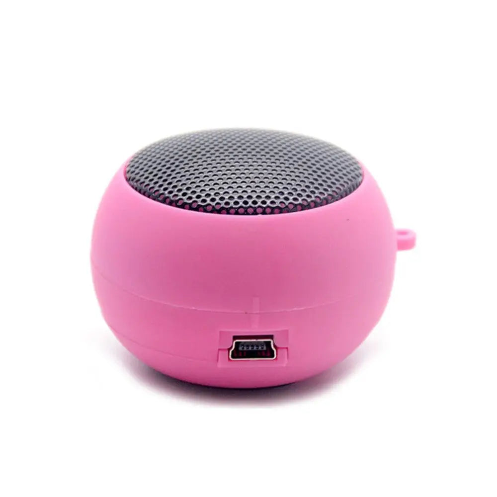 Mini Portable Hamburger Speaker Amplifier 3.5mm Jack Bluetooth Sound Box Loudspeaker Music Player Oasis Select pink