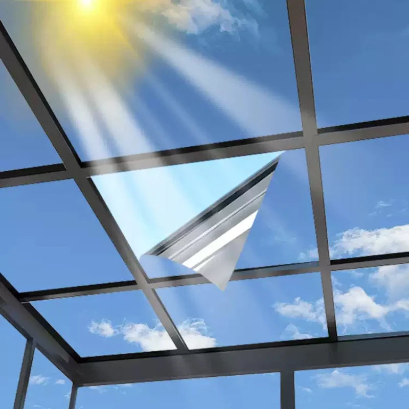 Home Balcony Sunshade Film One-Way Vision Window Sticker Privacy Window Film Heat Insulation Film UV Protection Window Film. Oasis Select