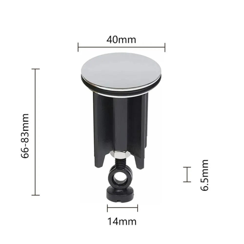 40mm Wash Basin Plug Copper Cover Rubber Seal Replacement Drain Plug Bathroom Accessories Sink Pop-Up Plug Oasis Select