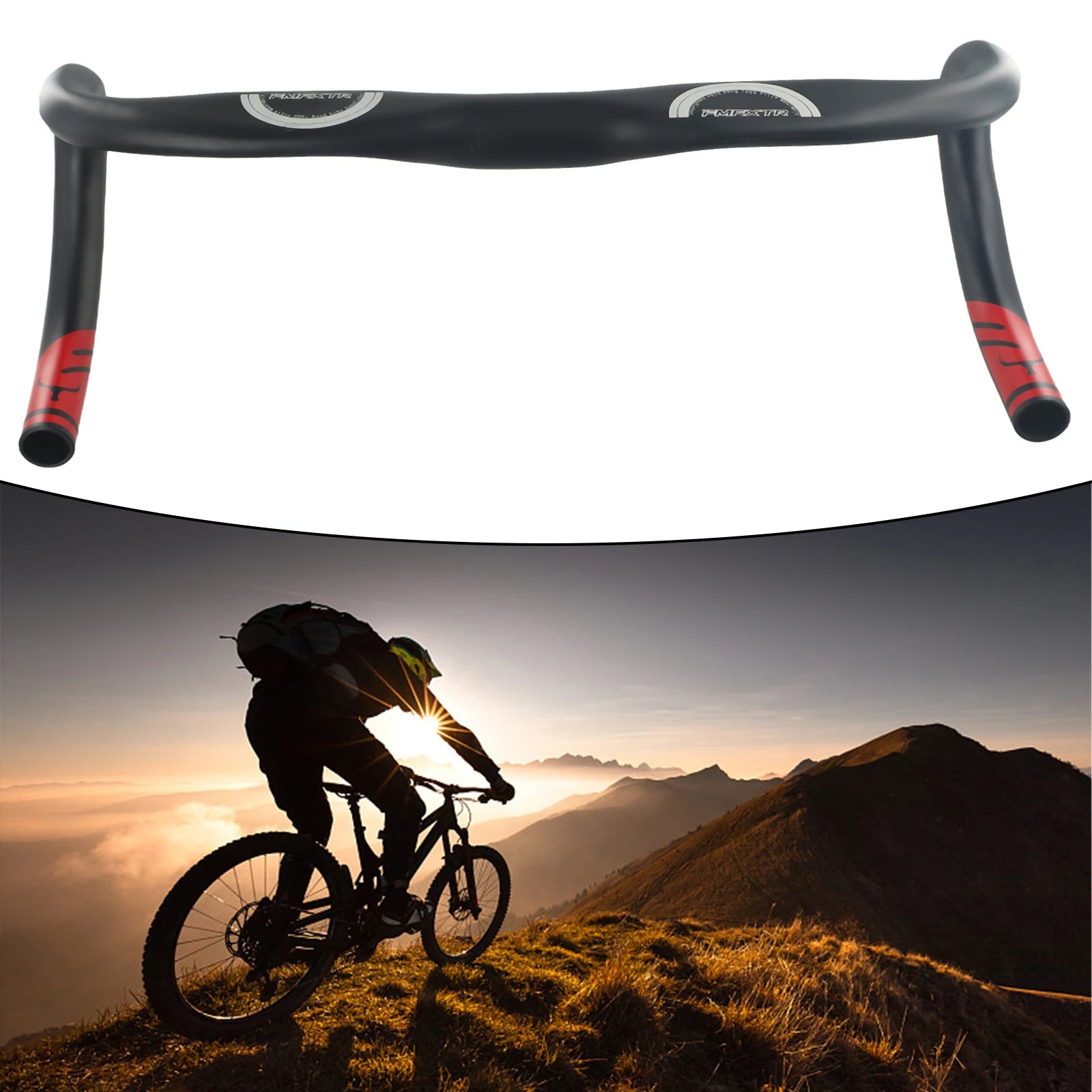 Ultralight Road Bike Handlebar Bicycle Handle Racing Drop Bar Bicycle Reduce Resistance Bent Handlebars 31.8*420mm Cycling Parts Oasis Select