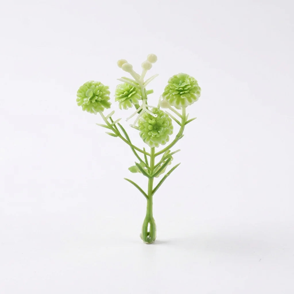Artificial Flowers Gypsophila 8CM Fake Flowers For Home Decor Wedding Decorations Ornaments Craft Garland Accessories Oasis Select Green