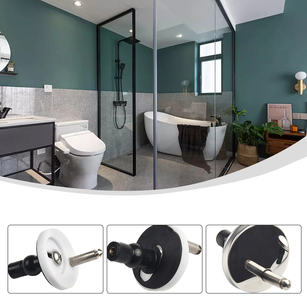 2pcs Toilet Seats Top Fix Hinge Home Hardware Toilet Seat Hinges Soft Release Quick Fit Replacement Toilet Cover Accessories Oasis Select