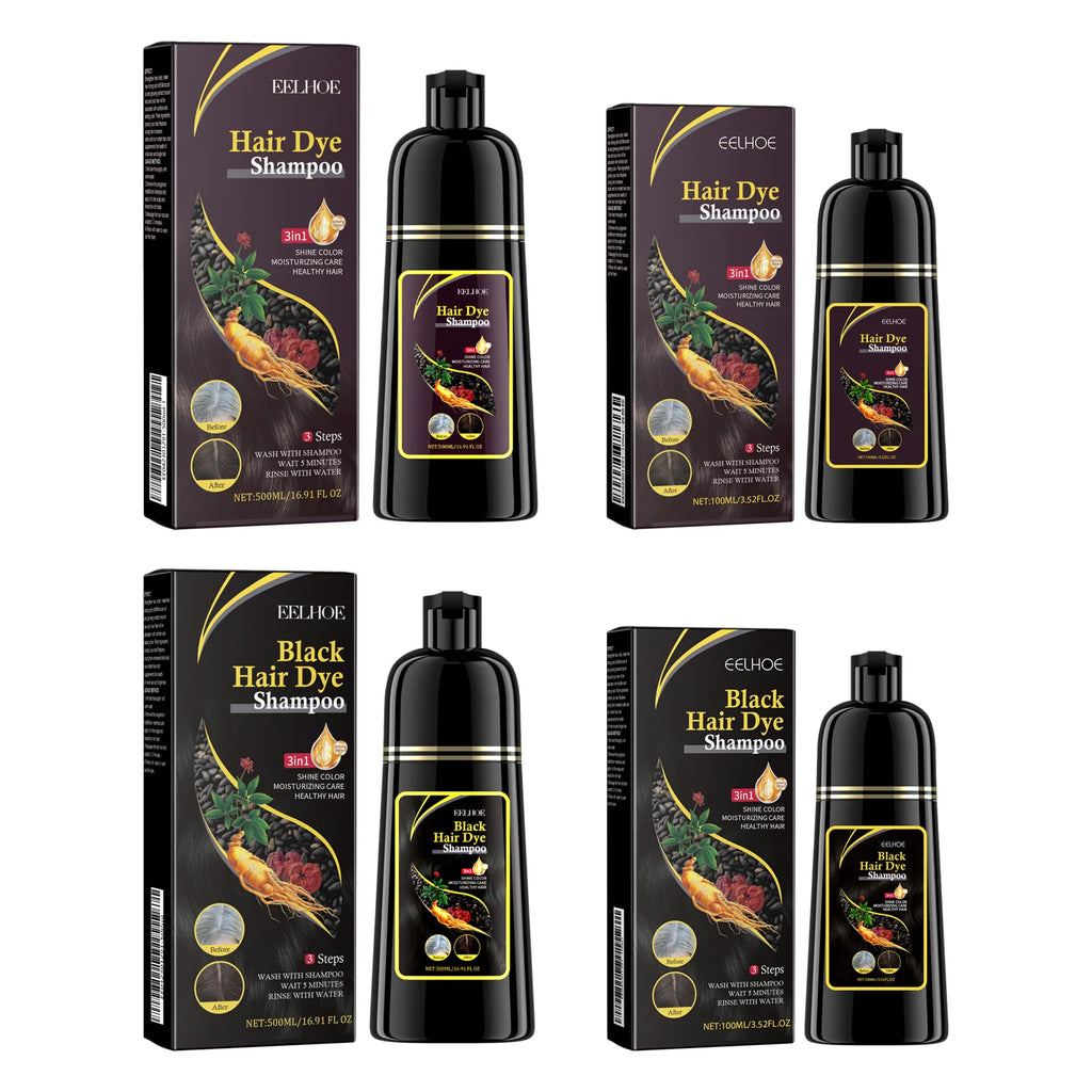 EELHOE Gray Hair Color Dye Shampoo – Restore Black Hair Hair Color Shampoo Oasis Select