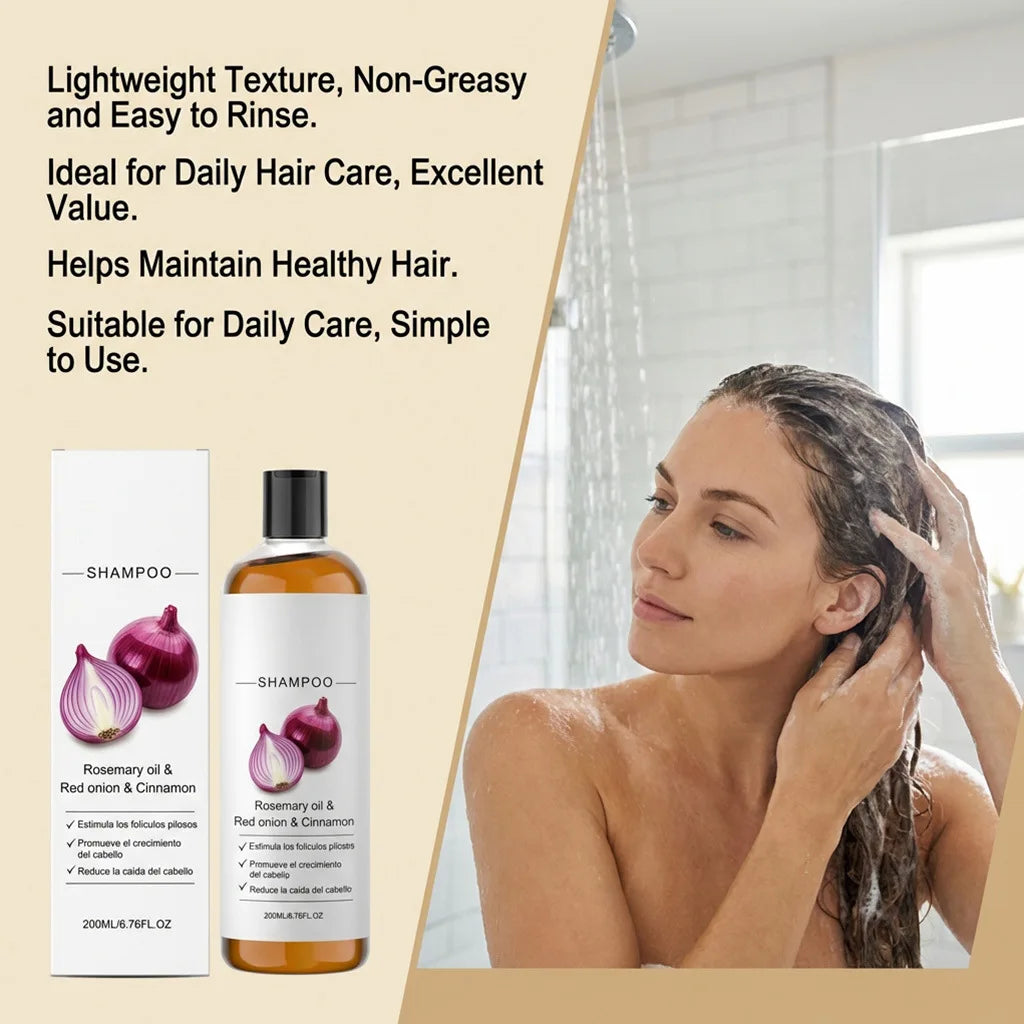 Onion & Cassia Shampoo – Strengthen, Repair & Add Shine 200ml Hair Strengthening Shampoo Oasis Select