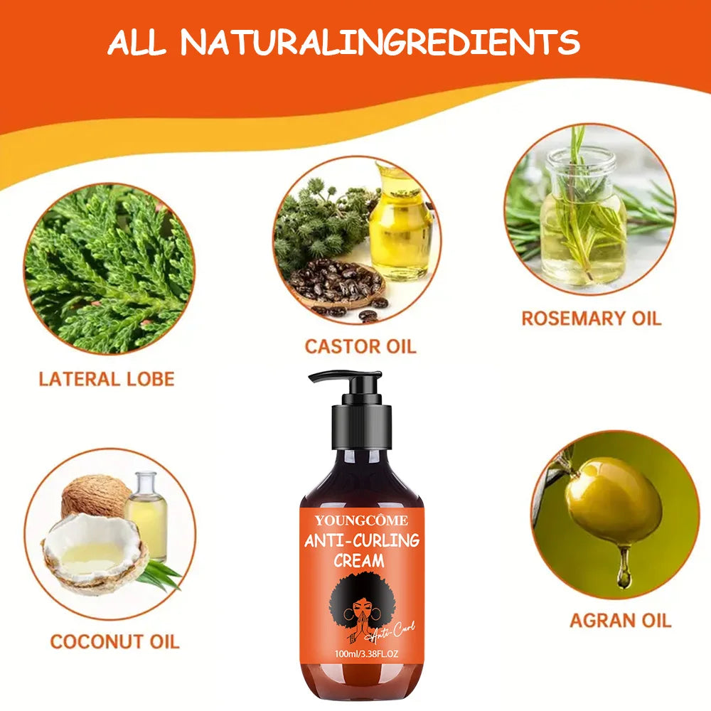 Moisturizes and Defines Curls, Perfectfor Dry and Frizzy Hair,Suitable for men and women-100ml Curly Hair Styling Lotion Oasis Select