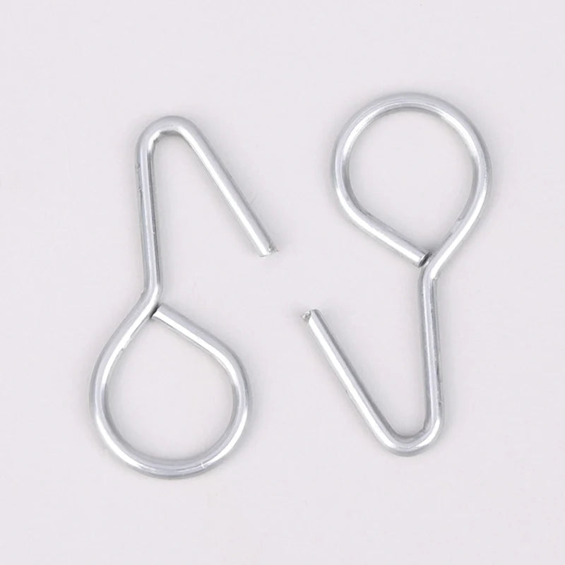 100PCS Multi-functional Car Seat Cover Fixing Hook S Shaped Seat Cover Fastener Oasis Select