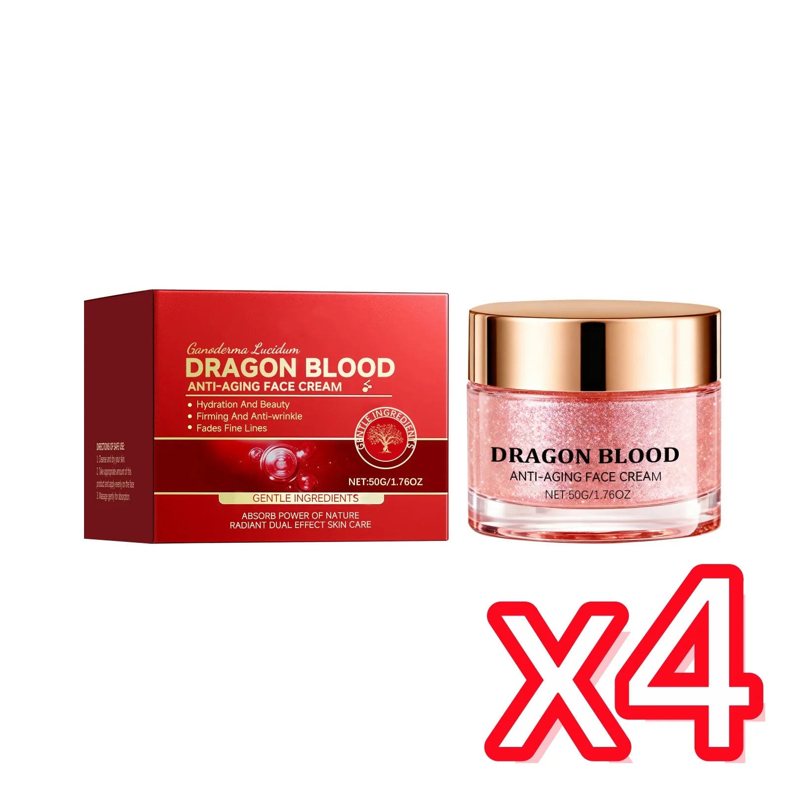 Dragon Blood Retinol Face Cream – Brightening & Firming 50g Brightening Face Cream Oasis Select 50g X 4
