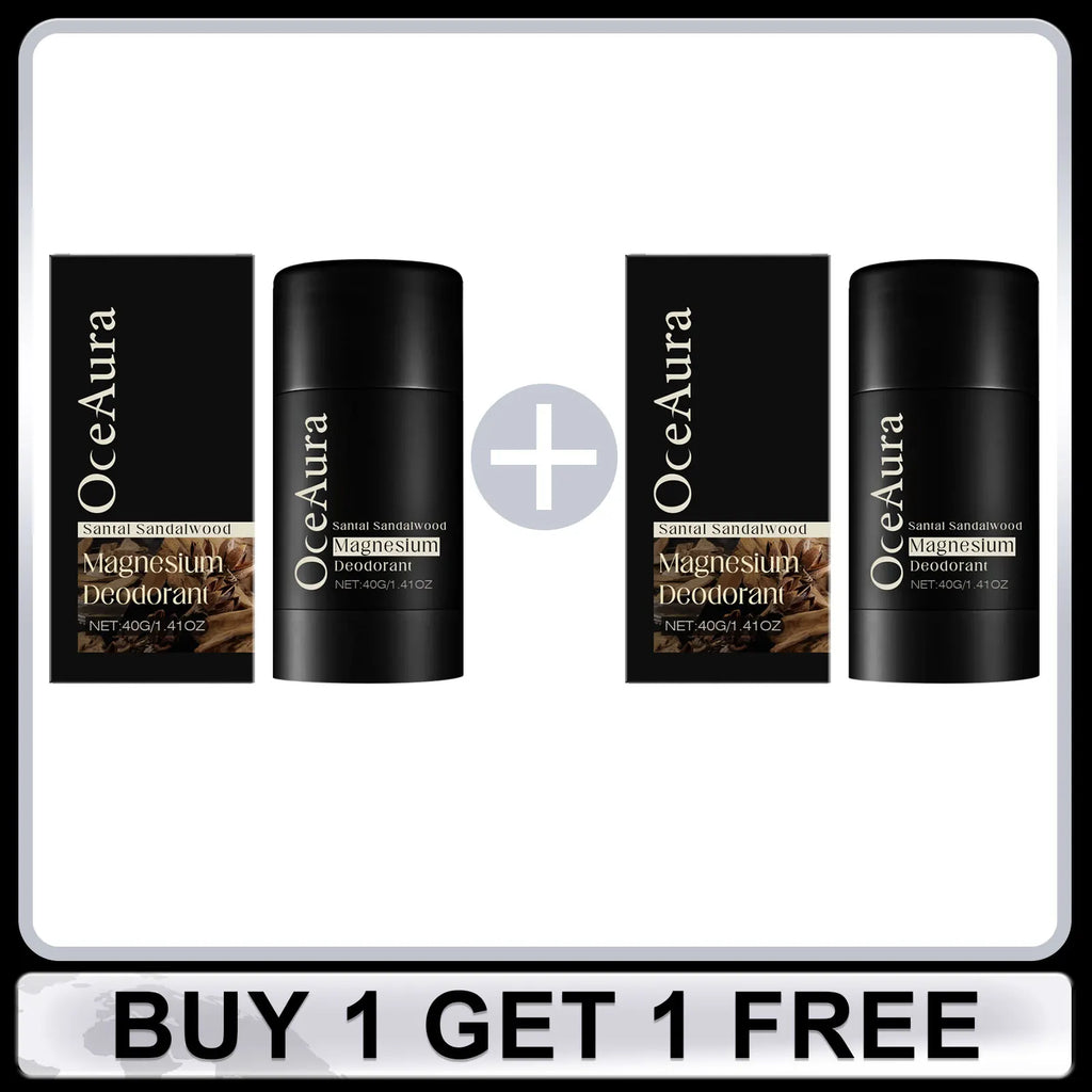 Sandalwood Deodorant Cream for Men Reduce Underarm Odor Long Lasting Fragrance Sweat Removal Dry Sooth Skin Antiperspirant Stick Oasis Select Buy 1 Get 1 Free