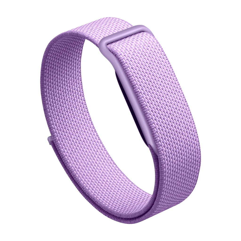 Woven Nylon Band Fitbit Air Strap Breathable Braided Watch Plastic Oasis Select purple