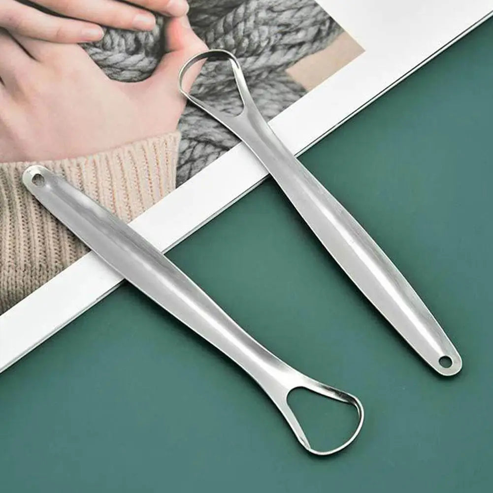 Stainless Steel Tongue Scraper – Fresh Breath Oral Care Tongue Scraper Oasis Select