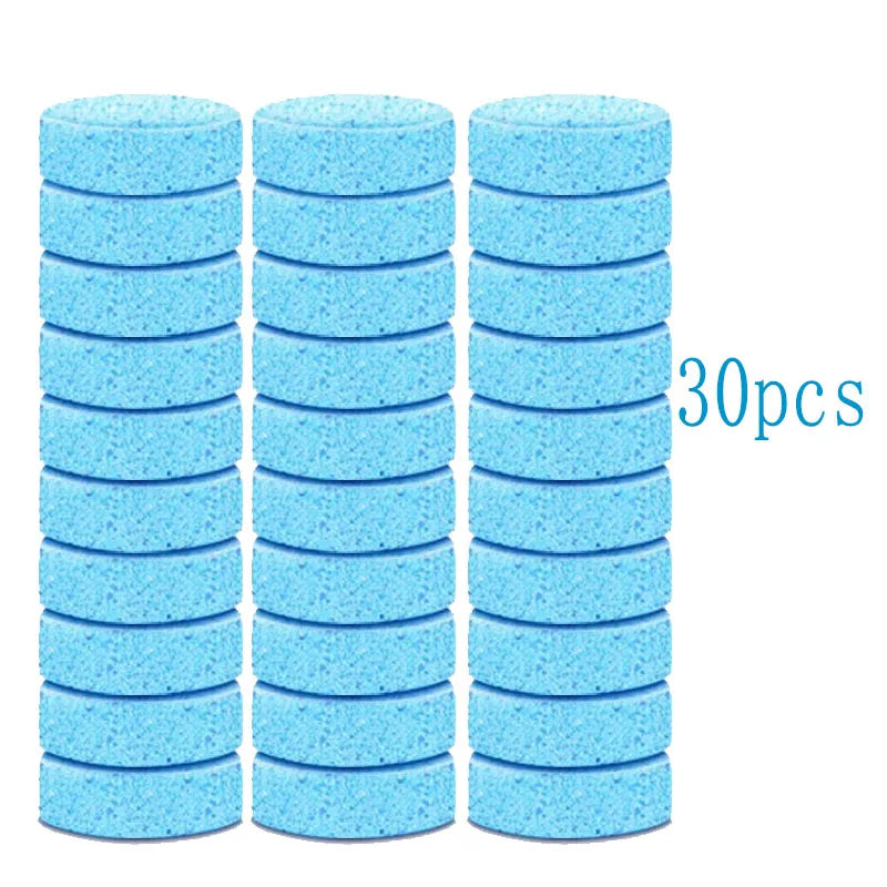 10/30/60Pcs Solid Cleaner Car Windscreen Wiper Effervescent Tablets Glass Toilet Cleaning Car Accessories Oasis Select 30pcs