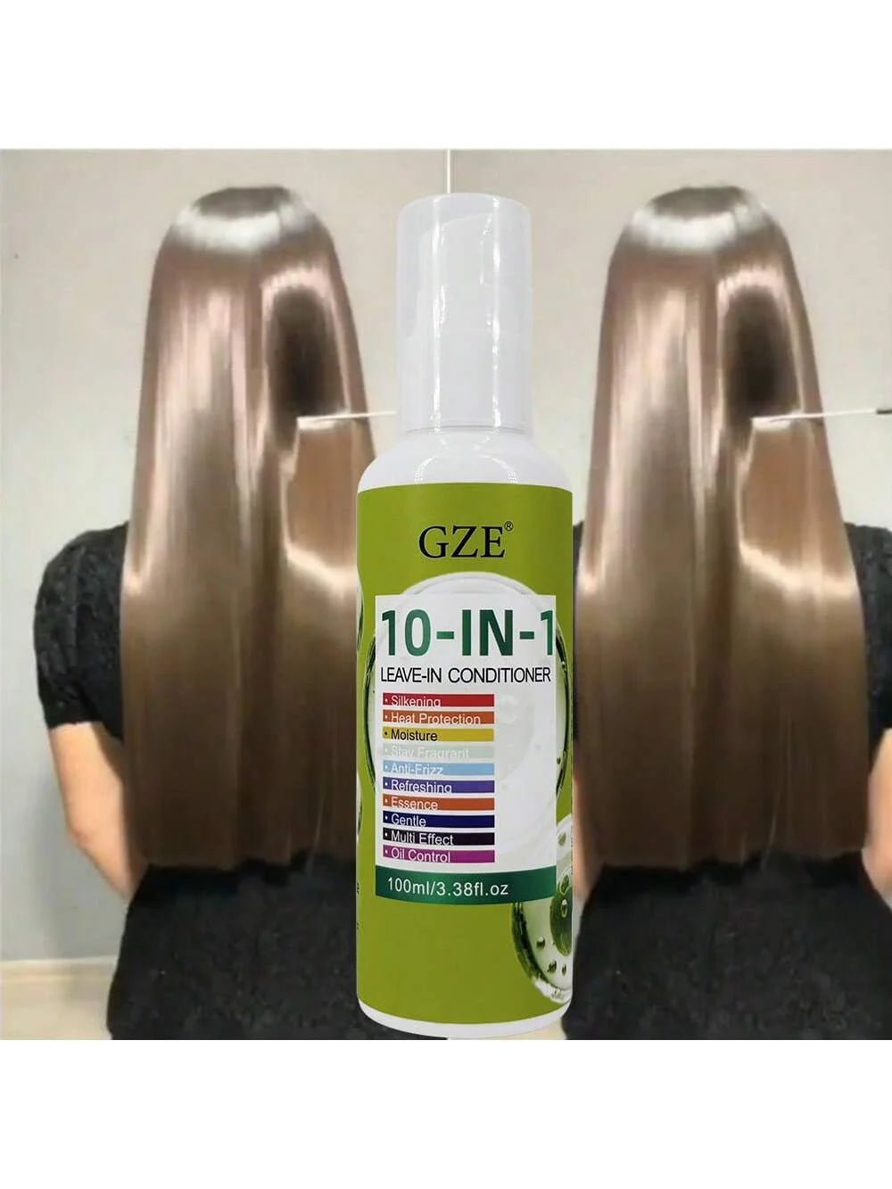 GZE 10-in-1 Leave-In Conditioner | Argan Oil, Anti-Frizz
