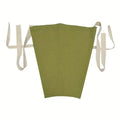 Reusable Canvas Flower Tote Bag | Tie Closure & Long Straps