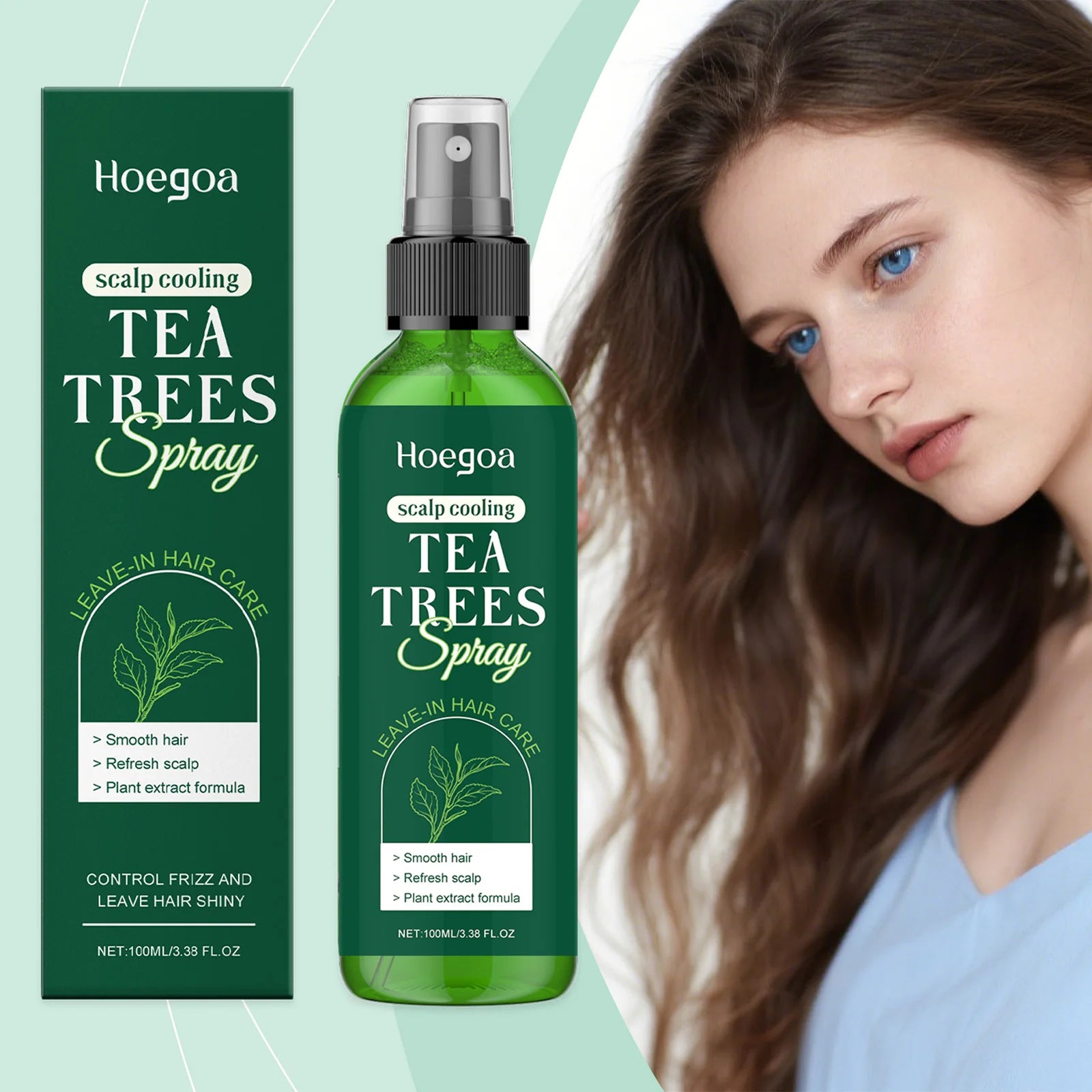 Tea Tree Oil Anti Hair Break Spray Hair Growth Thicken Strengthing Root Repair Damage Moisturizing Scalp Anti Hair Loss Spray Oasis Select