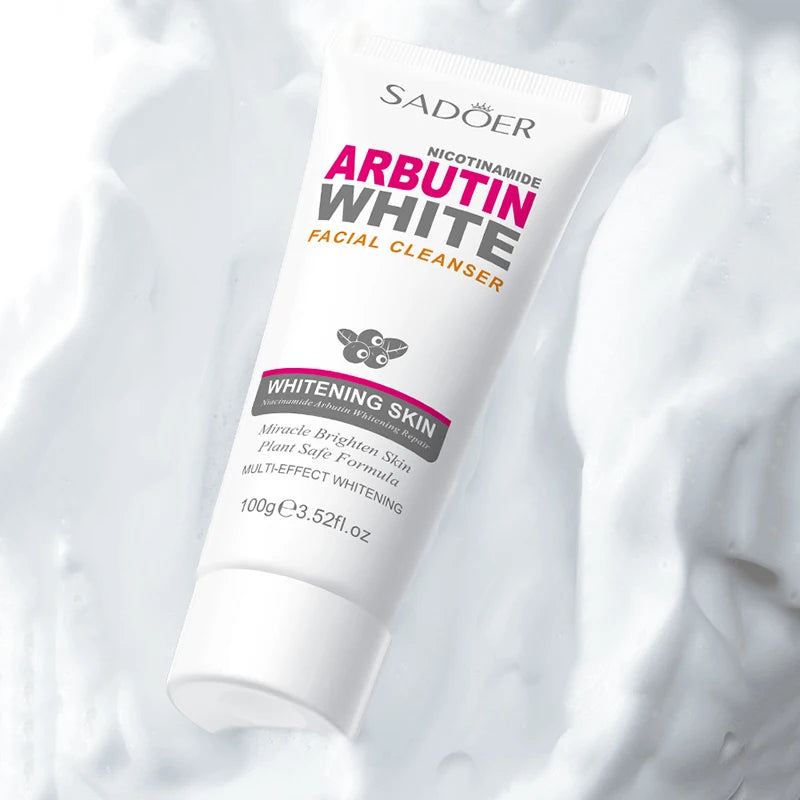 SADOER Niacinamide Arbutin Facial Cleanser – Oil Control Foam Facial Foam Cleanser Oasis Select