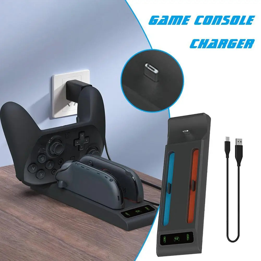 3-in-1 Nintendo Switch 2 Charging Dock – Joy-Con & Pro Controller