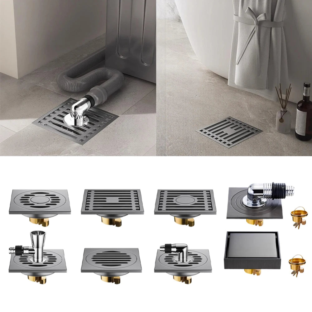LEENKEA Stainless Steel Floor Drain | Copper Core Anti-Odor