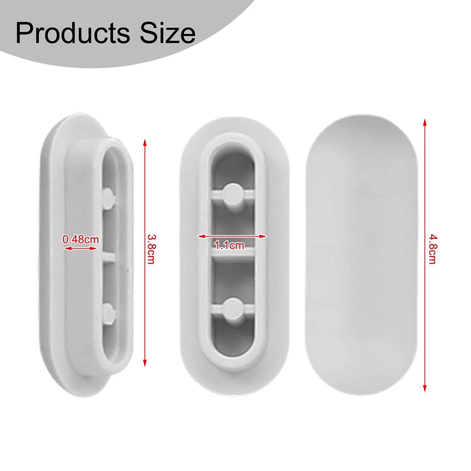 12pcs Toilet Lid Cushion- Toilet Seat Cushion-Pads Cover Shock-proof Buffers Bumpers Bathroom Accessories Parts Oasis Select
