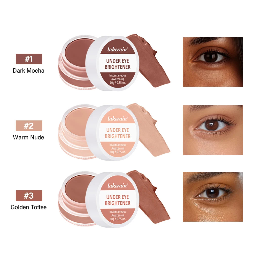 Lakerain Under Eye Brightener Concealer Cream Hydrating Brightener Concealing Highlighting Coverage Color Correction Cosmetics Oasis Select