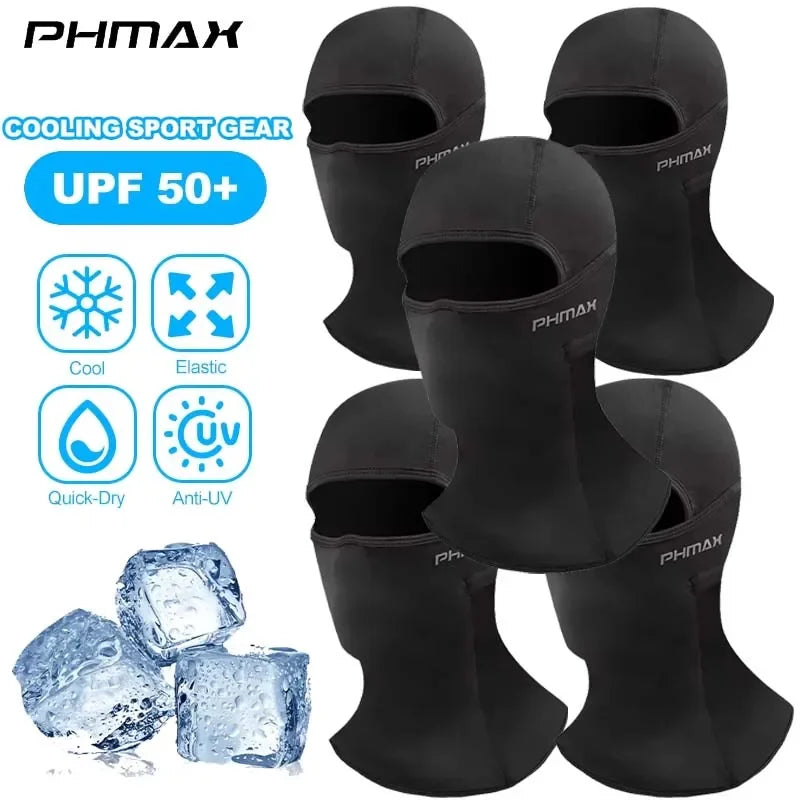 PHMAX Motorcycle Riding Mask Wind Protection Warmth Breathable Full Face Mask Balaclava Hat Scarf Hood Moto Biker Wind Cap Men Oasis Select PW-DPMZ-4101-5