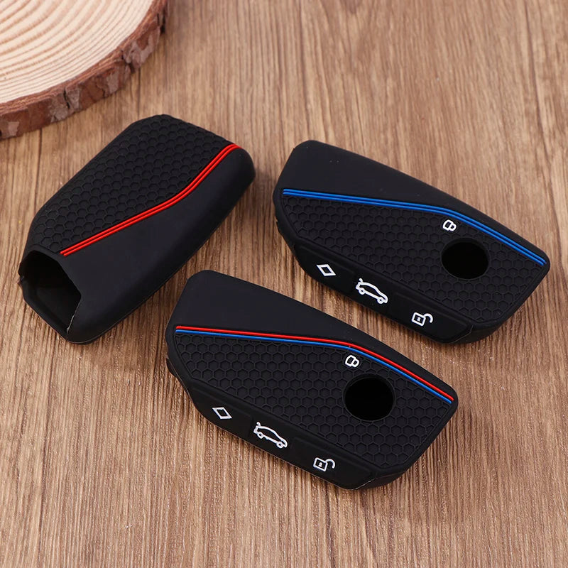 Pro-grade Silicone Car Key Cover Shell for I7 X7 G07 LCI IX I20 X1 U11 7 Series G70 G09 XM U06 G81 M3 Key Mantle Oasis Select