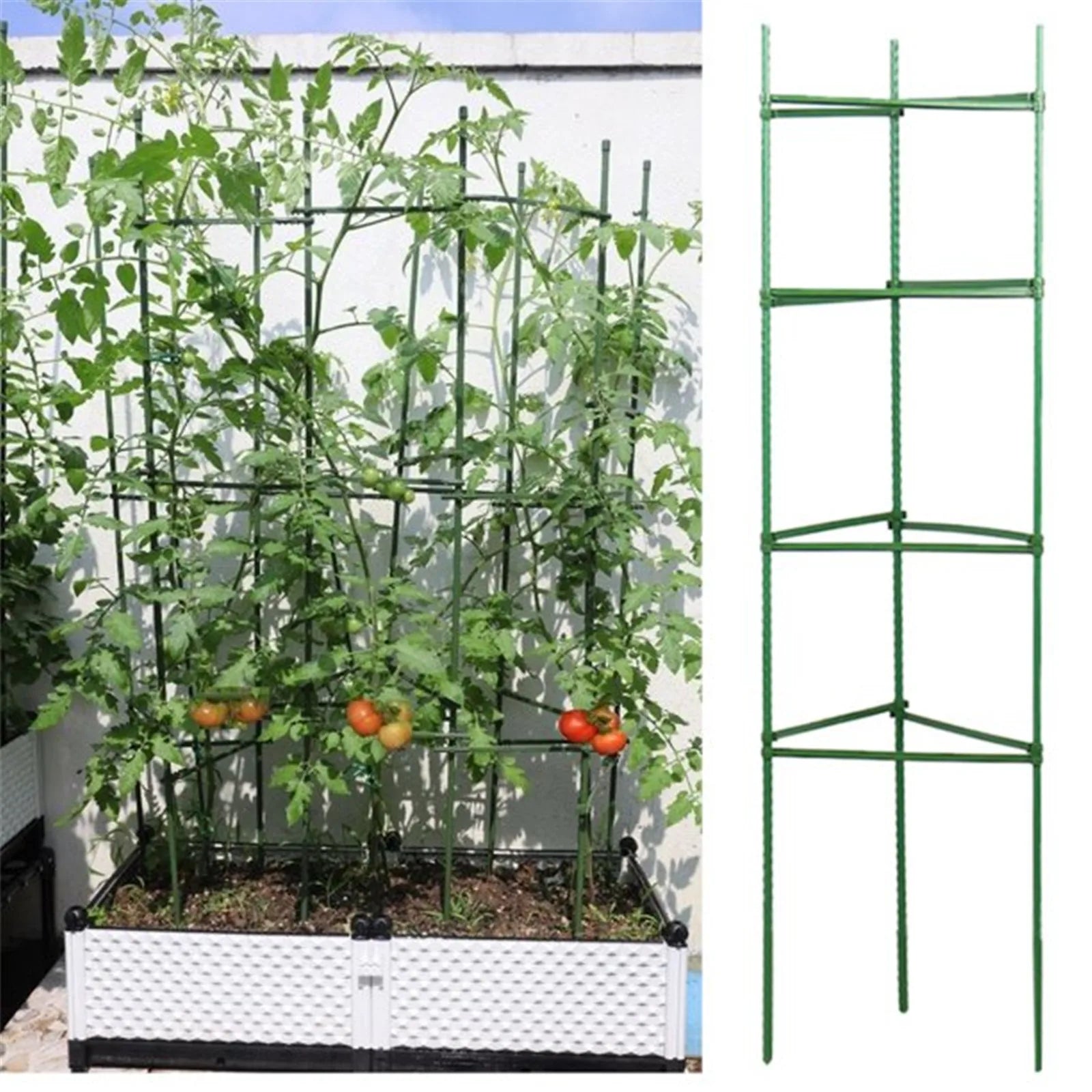 12pc Garden Vegetable Stakes Plant Cages To Support Plant Growth Anti Overturning Tomato Cages For Vertical Climbing Of Plants Oasis Select