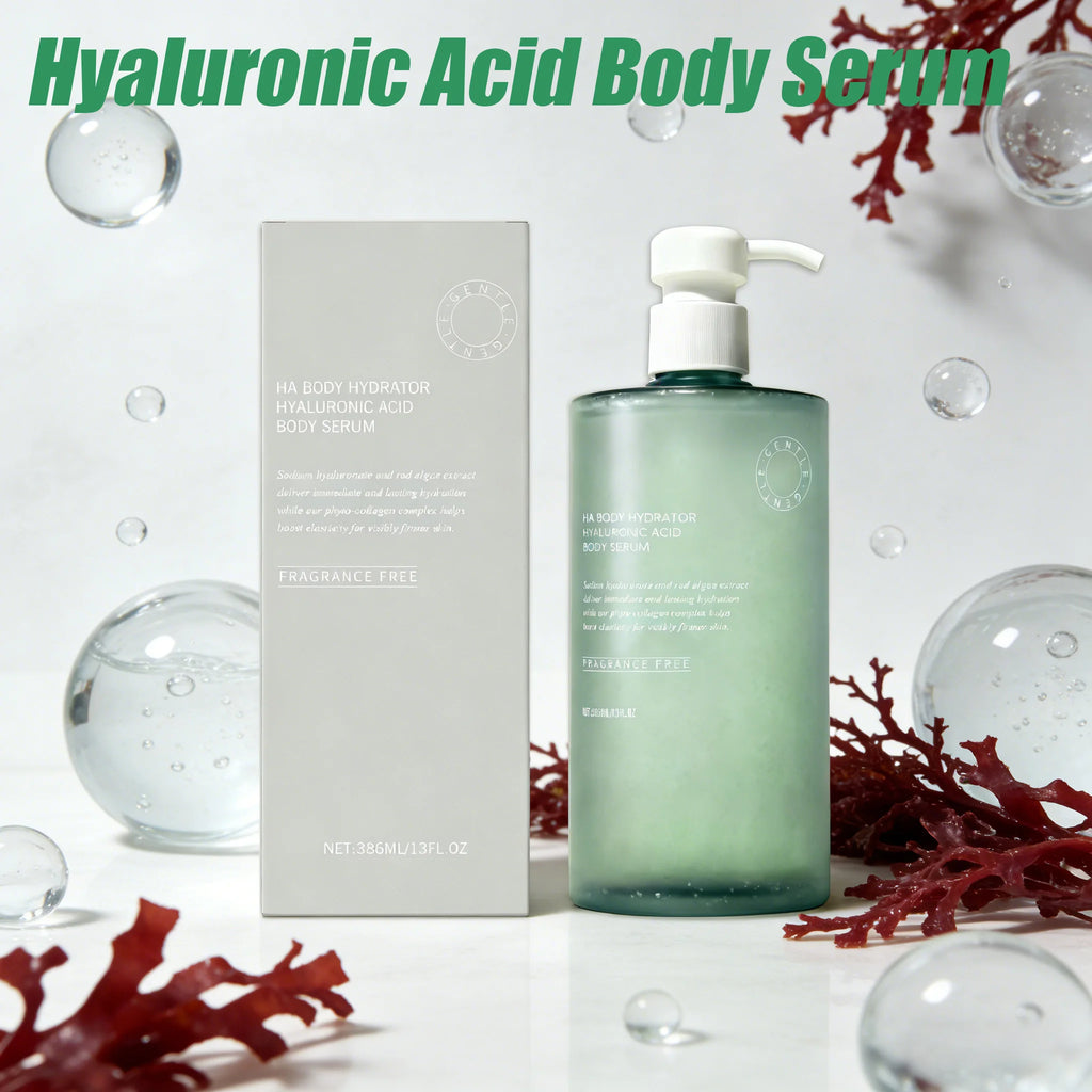 Hyaluronic Acid Body Serum Deep Hydrating Body Lotion for Smoother Plumper Looking Skin Lightweight Fast-Absorbing Body Care Oasis Select