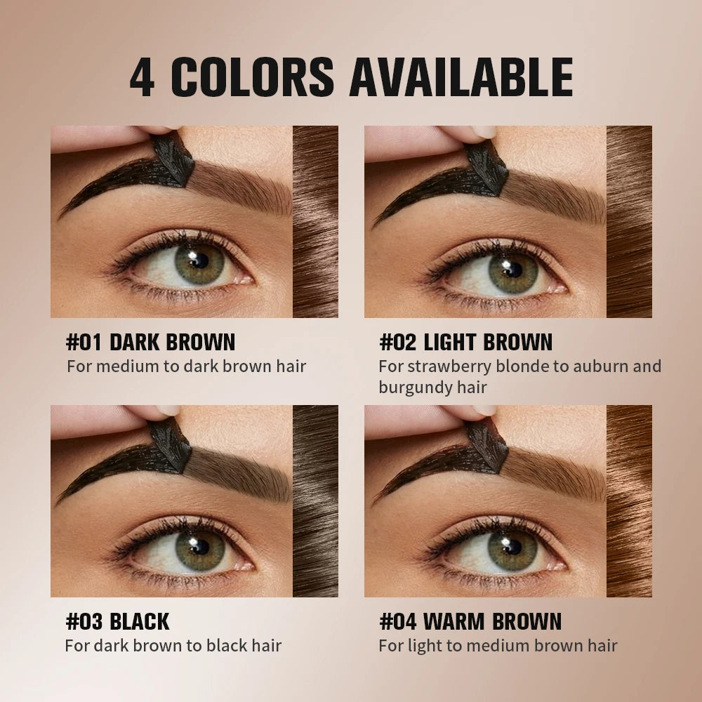 Peel Off Eyebrow Gel Long Lasting Waterproof Sweat Proof Smudge Proof Tattoo Brow Gel Natural Looking Eye Brow Makeup For Women Oasis Select