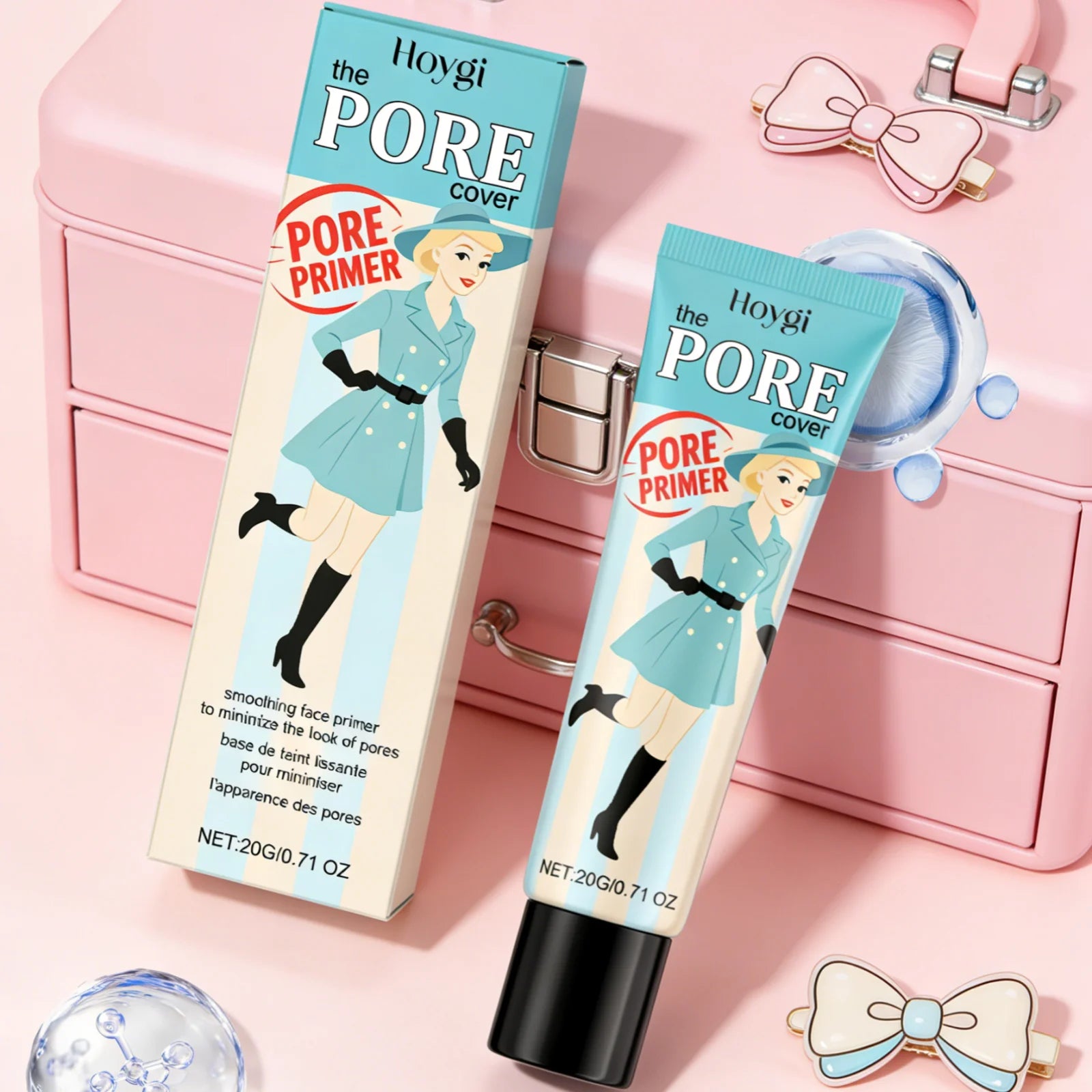 Hoygi Pore Primer Long Lasting Makeup Absorb Excess Oil Fine Texture Refresh Moisturizing Gentle Formula Smoothing Face Primer Oasis Select