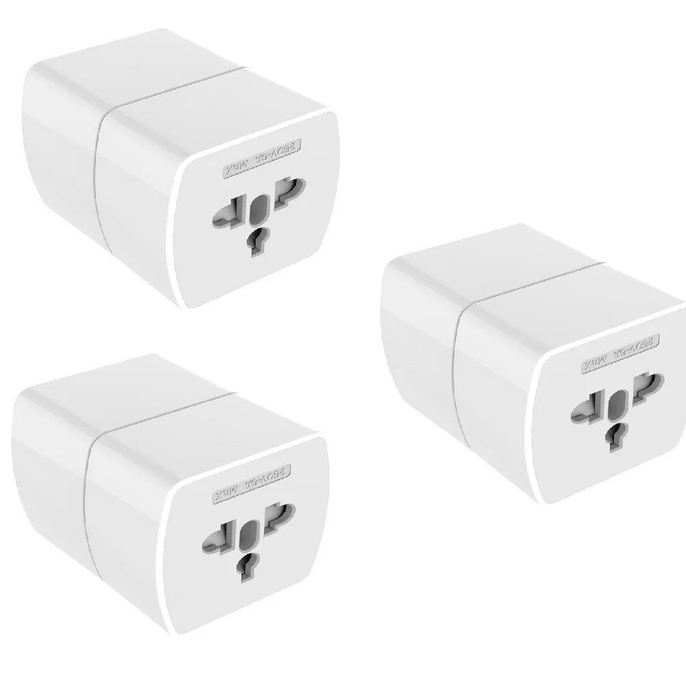 High Power Travel Adapter 6A Electric Adapter Portable Power Solution Stable Power Output Compact And Portable Oasis Select 3pcs