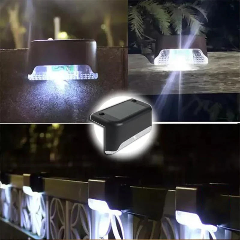 Solar LED Deck & Fence Lights | Waterproof Outdoor Garden Stair