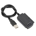 USB 2.0 To IDE Adapter Converter Cable For 2.5 3.5 Inch Hard Drive HD Oasis Select Black