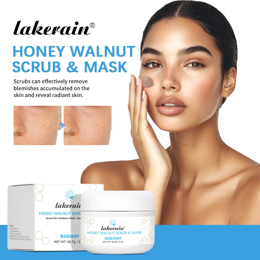 Honey Facial Scrub & Mask Moisturizing Nourishing Exfoliating Face Scrub Gentle Deep Cleansing Reveal Skin Radiance For Face Bod Oasis Select