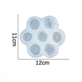 Mini Rose Flower Silicone Candle Mold 3D Succulent Cactus Flower Chocolate Fudge Pastry Baking Mold DIY Candle Soap Crafts Oasis Select A